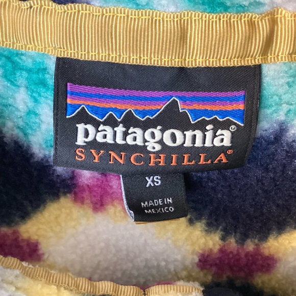 Patagonia Synchilla Snap-T Fleece Pullover in Timber Twist - Navy - XS - Picture 6 of 7